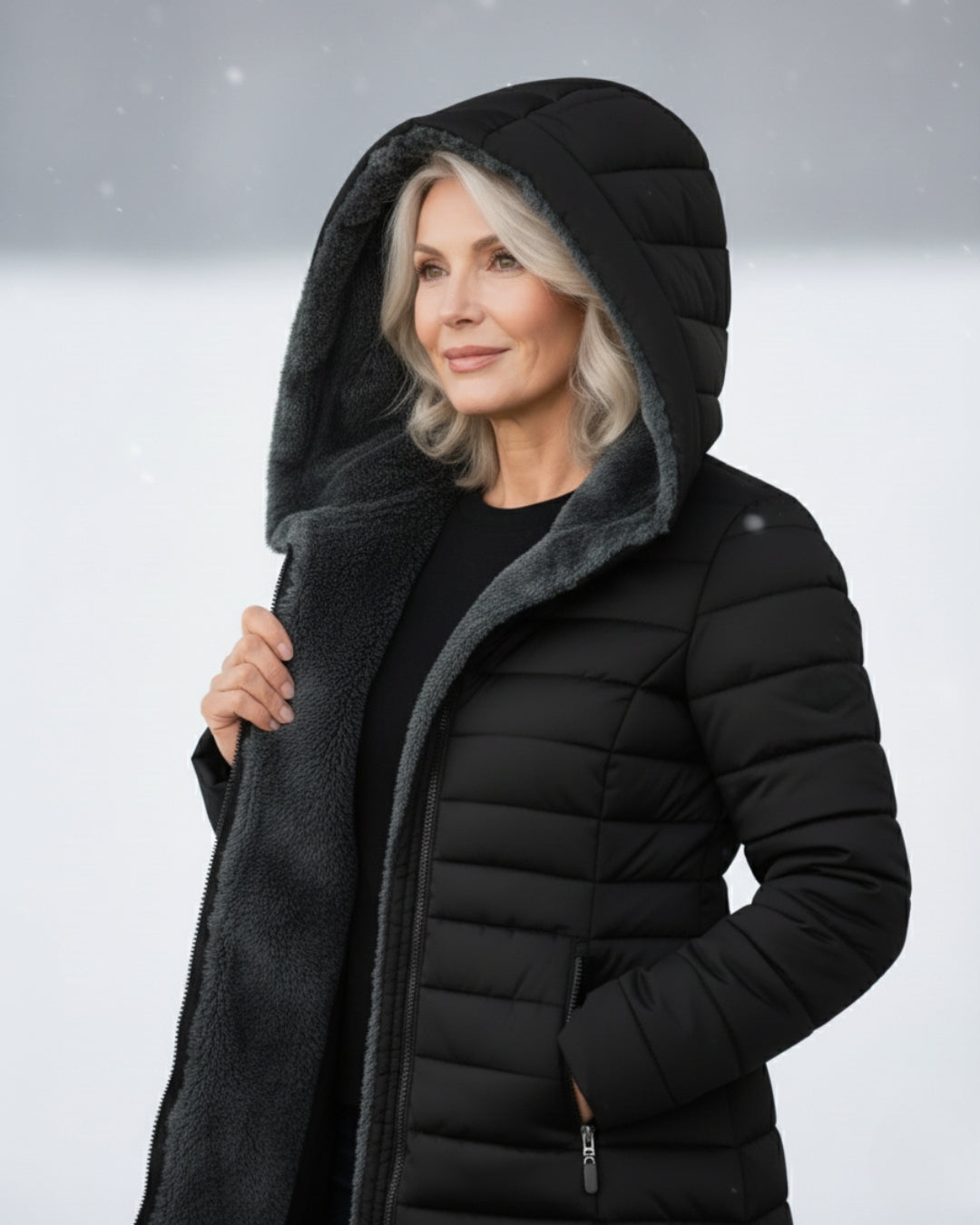 Grace – Sıcak Polar Astarlı Şişme Mont