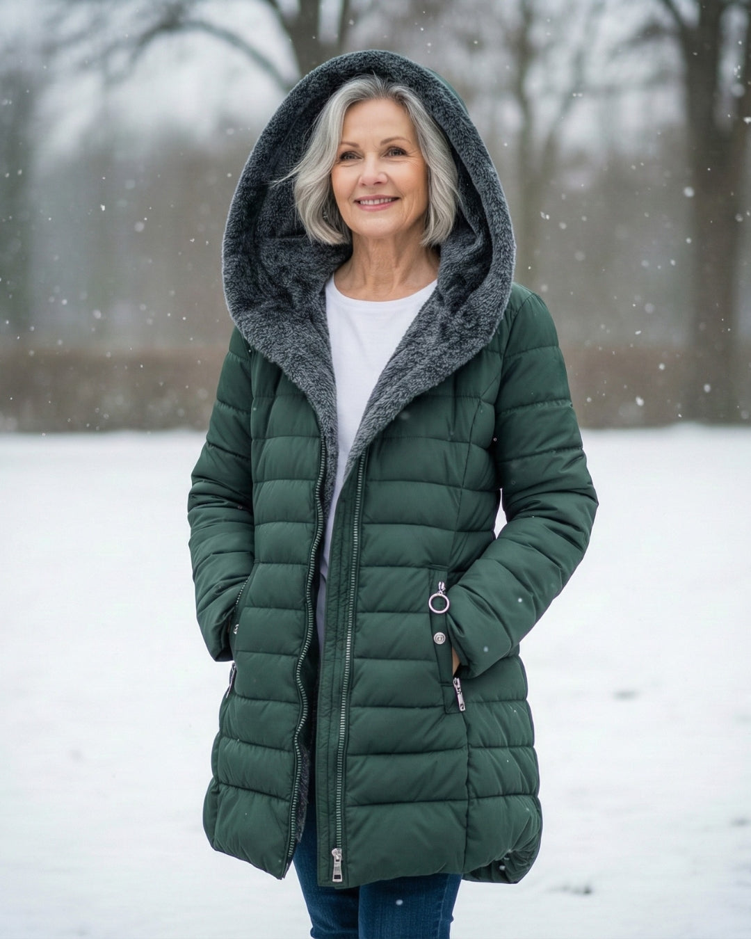 Grace – Sıcak Polar Astarlı Şişme Mont