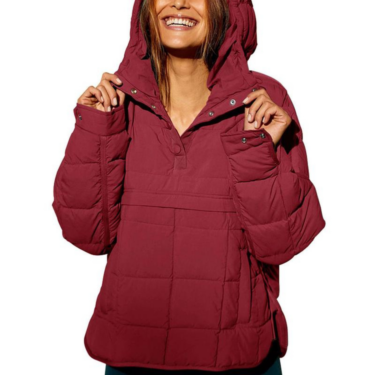 FARRELL™ – Oversize Kapüşonlu Üstten Giyilen Ceket