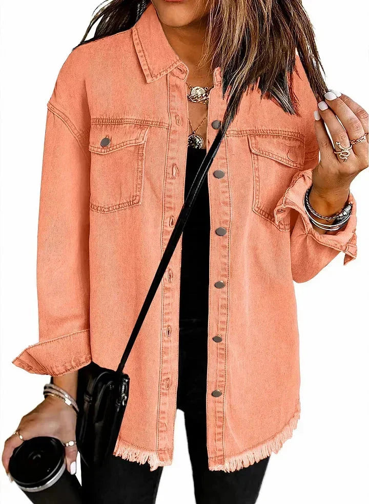 Eleanor – Günlük Katmanlı Denim Ceket