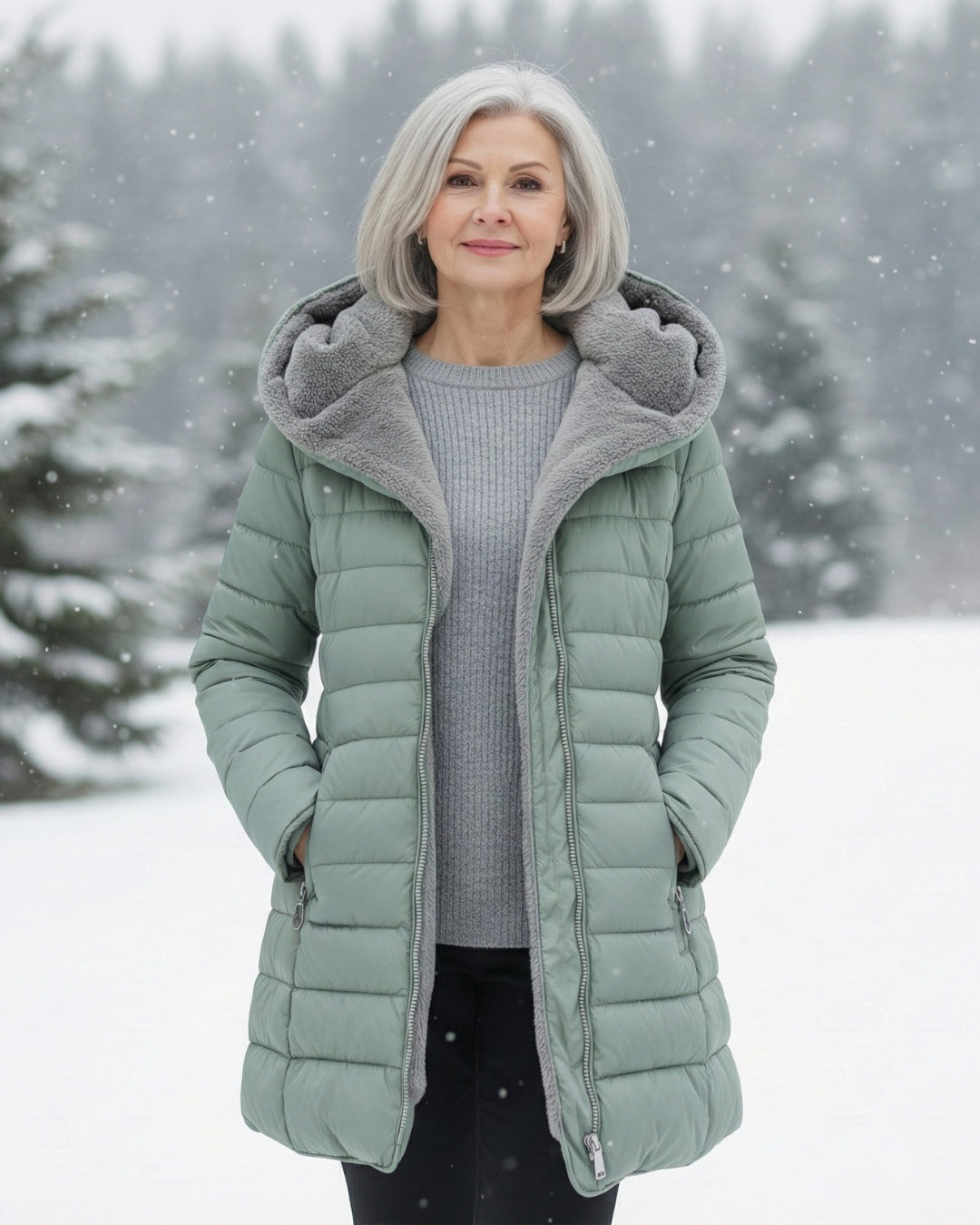 Grace – Sıcak Polar Astarlı Şişme Mont
