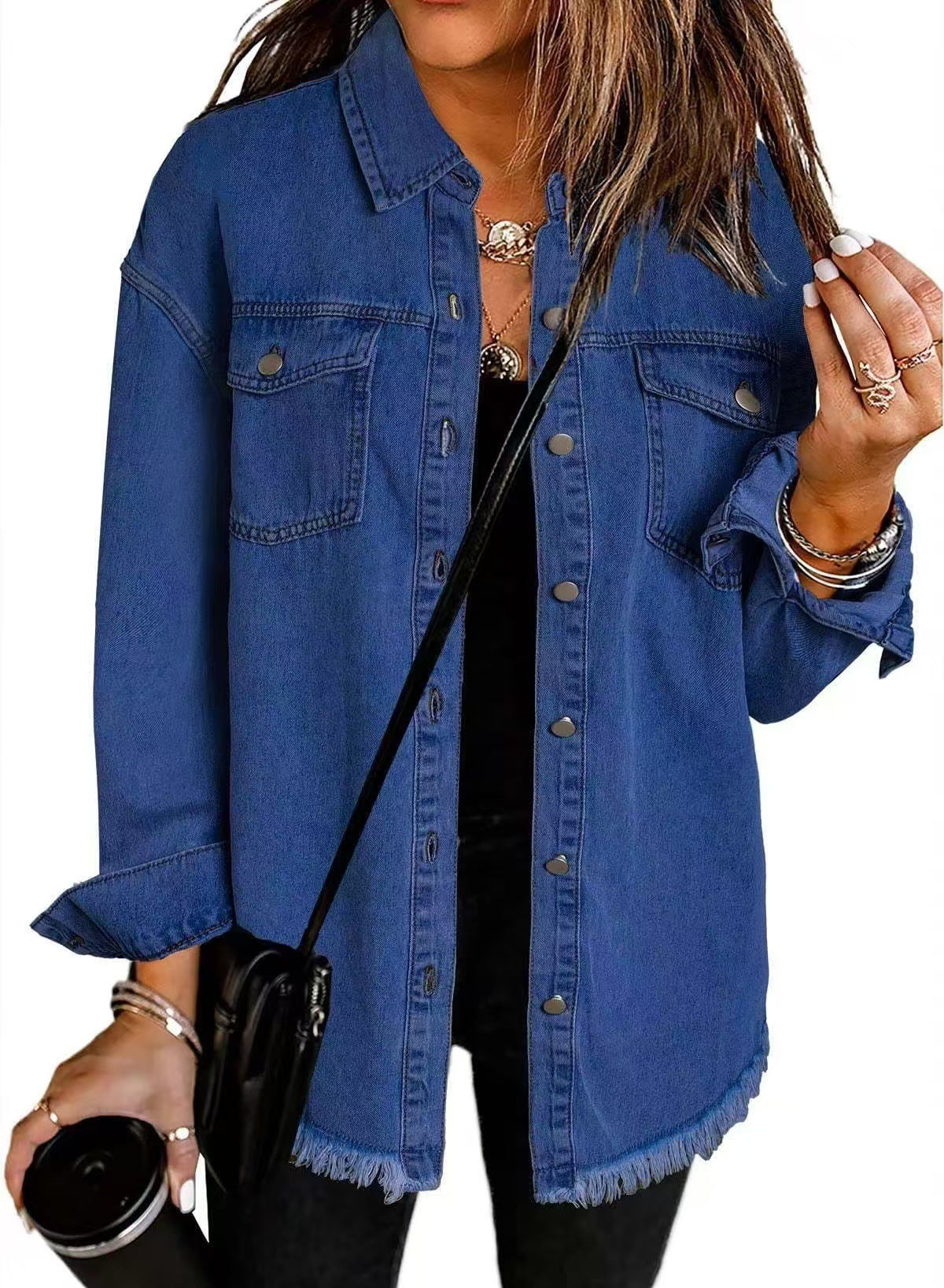 Eleanor – Günlük Katmanlı Denim Ceket