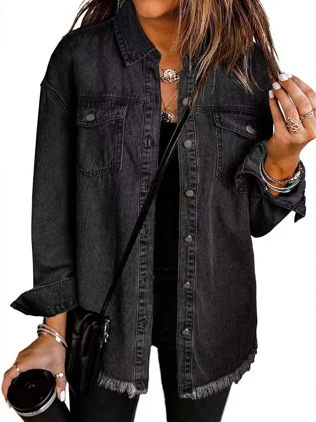 Eleanor – Günlük Katmanlı Denim Ceket