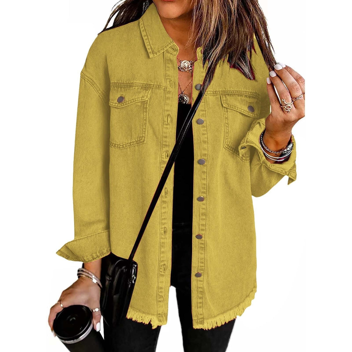 Eleanor – Günlük Katmanlı Denim Ceket