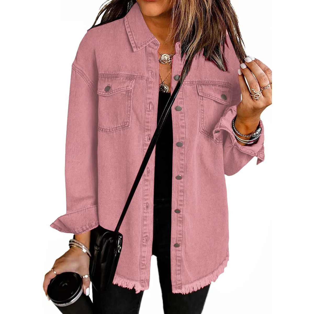 Eleanor – Günlük Katmanlı Denim Ceket