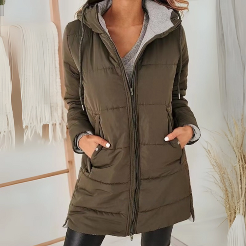 Ainsley – Günlük Kapüşonlu Kuş Tüyü Dolgulu Şişme Mont